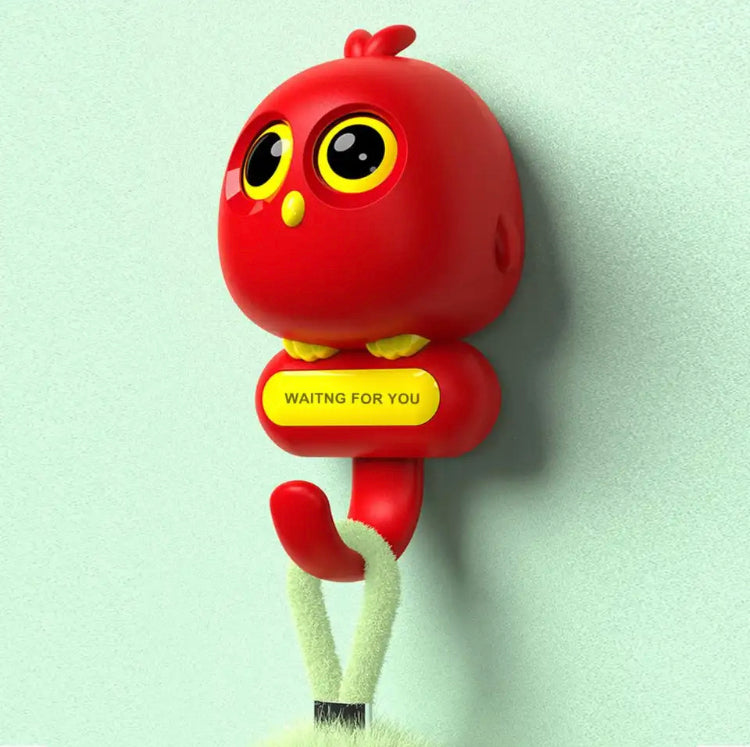 Cute Bird Wall Hook, Creative Bird Hook With Movable Eyes, Self Adhesive Hooks for Clothes Hat Scarf Cute Bird Wall Hook, Creative Bird Hook With Movable Eyes, Self Adhesive Hooks for Clothes Hat Scarf